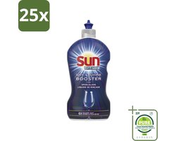 25 x Sun - Shine & Dry Booster - Spoelglans - 450 ml - Grootverpakking - Vaatwasmachine - Spoelglans - Droogtijd - Glanzend Vaat - Streeploos Vaat