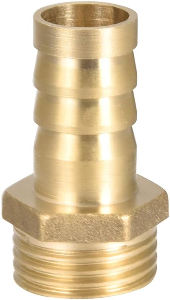 sourcing map messing weerhaken buis stekker adapter 10mm weerhaken x 1/8" G buitenbuis 1/2" G x 14mm