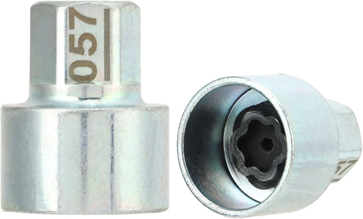 Anti-diefstal Schroefmoer, Wielslot Sleutel Anti-diefstal Lugnut Socket Vervanging voor 1 3 5 6 7Serie X1 X2 X3 X4 X5 X6 Z4 (057)