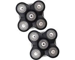 2 Vervangende Scheerhoofden voor Remington Balder Pro Geschikt voor RX5 XR1500 XR1501 XR7000 Precisie Hoofdgeschoren Scheerhoofden voor Nat en Droog Scheren