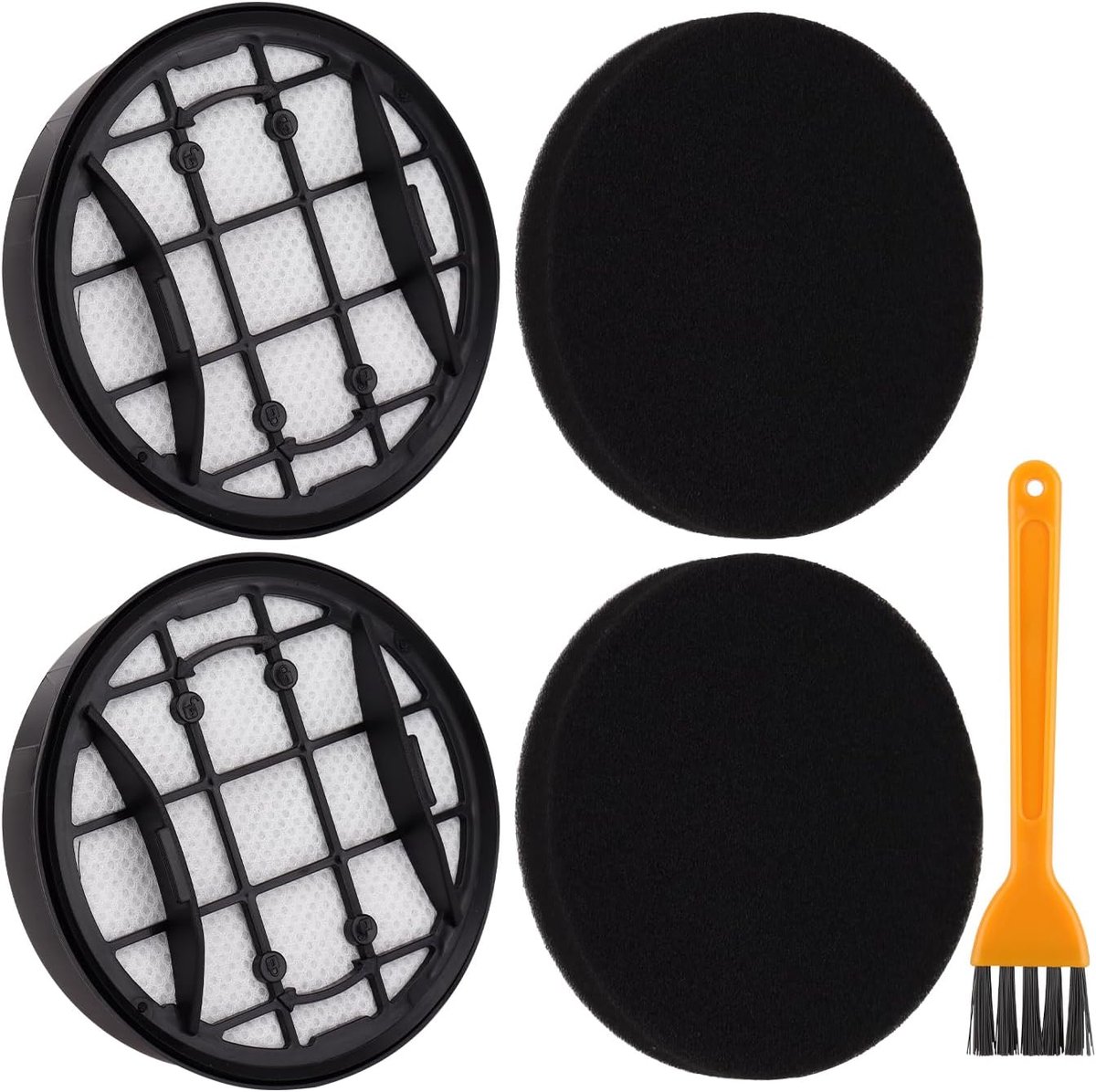 2 sets Vervangende filterset voor Philips 7000/8000 Series accustofzuiger | filter-reserveonderdelen voor Philips 8000-serie stofzuiger XC7053/XC7055/XC7057/XC8055/XC8057