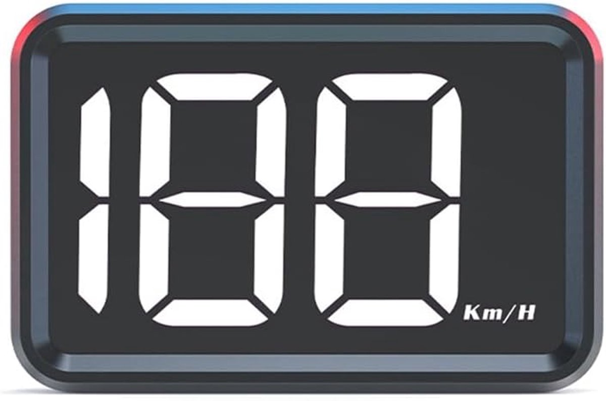 GPS HUD snelheidsmeter voor auto en motorfiets, accessoires LED HD km/u