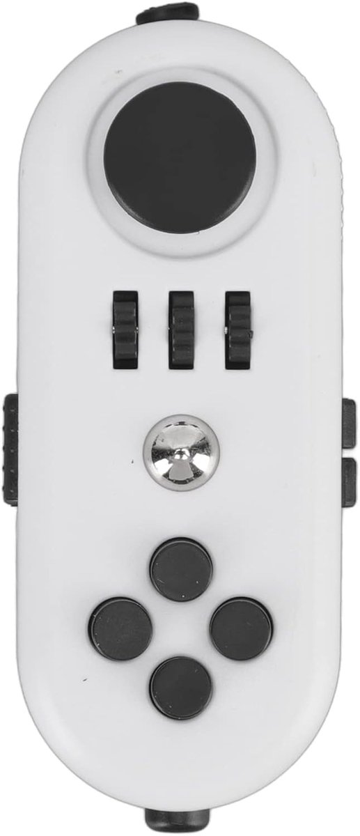 Angst Zintuiglijke Speelgoed Angst Stress Relief Zintuiglijke Speelgoed ADHD Autisme Zintuiglijke Fidgets Controller Pad Speelgoed voor Kinderen en Volwassenen (5 Wit en zwart)