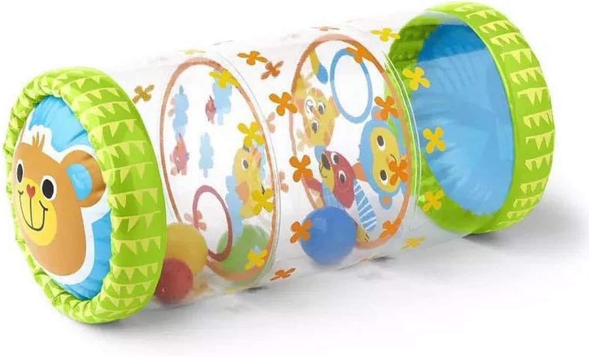 Babyroller PVC Vroege Ontwikkeling Kruipspeelgoed met Ballen en Bellen Multifunctionele Babykruiproller voor 3 Maanden Tot 3 Jaar Oud