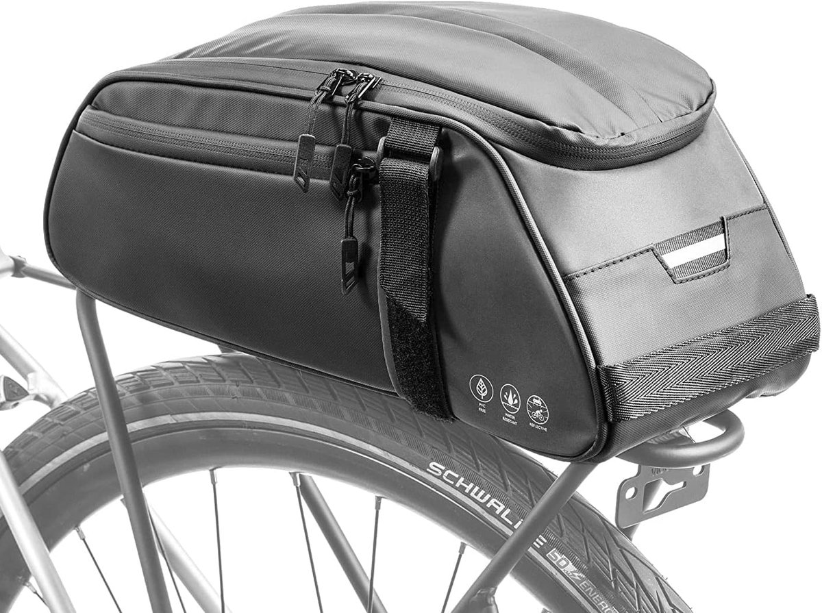 waterdicht, multifunctionele tas voor fiets, zitting, outdoor, fiets, mand, schouderhandtas, 20 liter, zwart 1