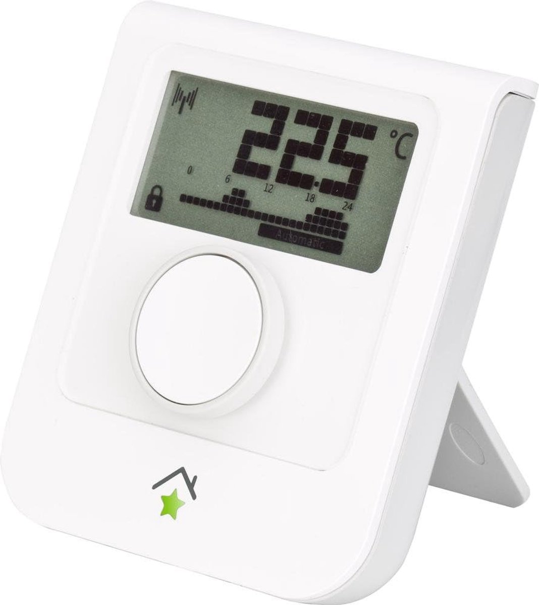 Slimme thermostaat - eenvoudig te monteren - programmeerbaar met timer - ultiem comfort in huis - SnelShoppen