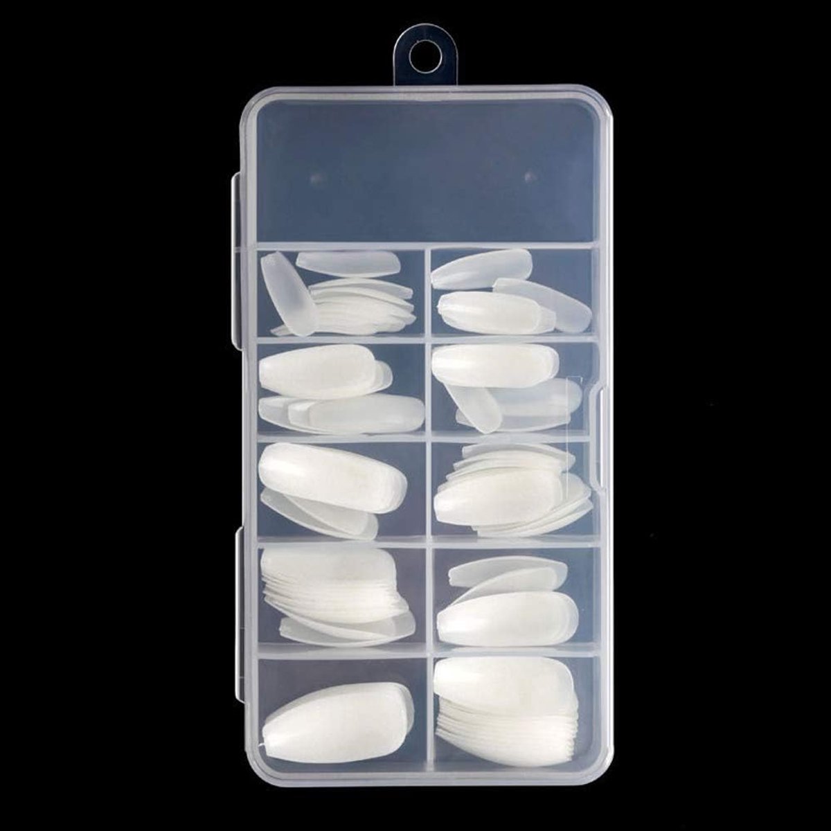 100Pcs Volledige Cover Natuurlijke Valse Nagels Fake Tips Met Doos Kunstmatige Nep Nagels Art Acryl Manicure Gel Voor Nagelstudio's Diy Nail Art