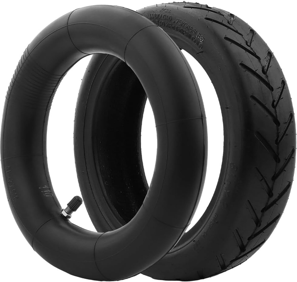 20,5 cm (8,5 inch) scooterband 50/75-6.1 binnenband met zilveren rechte klep, elektrische scooter wielvervanging 8,5 x 2,0 voor Xiaomi 1S M365 Pro 2 Mi3, hoge duurzaamheid, ideaal voor