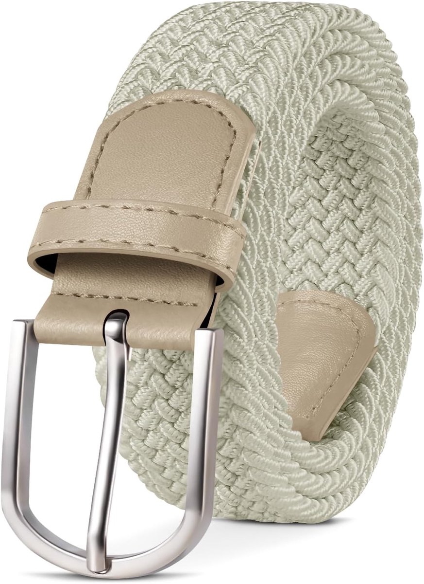 unisex stretch riem elastische gevlochten rekbare riem voor dames en heren breedte 3,3 cm