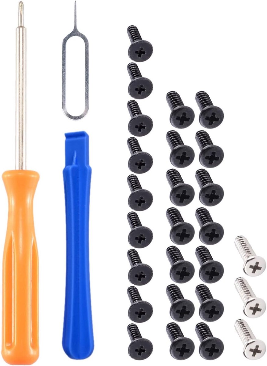 eXtremeRate Reparatiegereedschap Schroevendraaier Prying Tool Volledige Set Uitwerppin voor ps5 Controller met Reserveschroeven Set