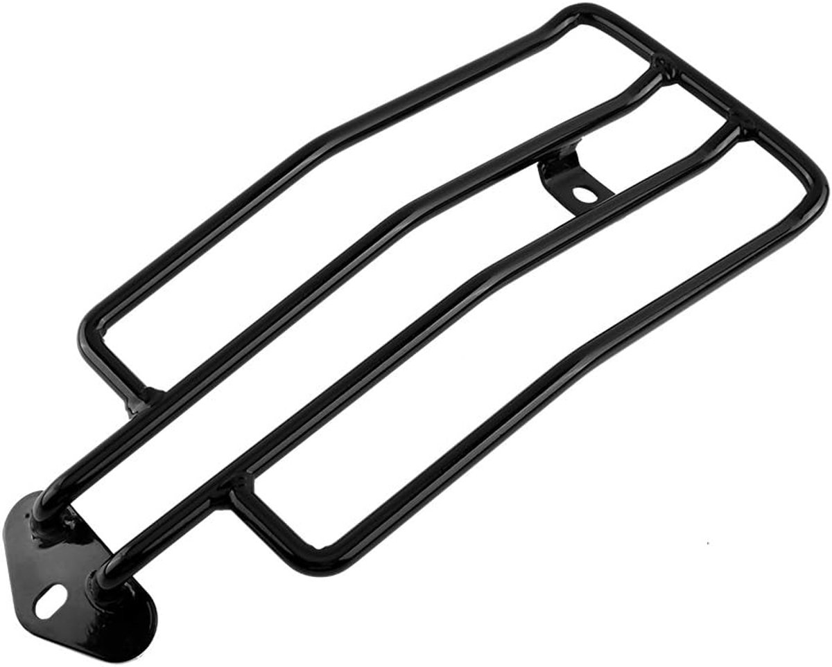 2 kleuren motorfiets solo achterbank bagagedrager plankhouder (zwart)