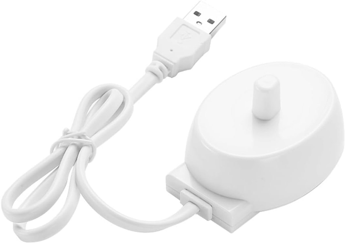 USB Elektrische Tandenborstel Oplaadbasis Vervangende Oplader Compatibel met Braun Oral B Pro 600 2500 3500 3900 Smart 6000N Genius X iO4 iO5 iO6