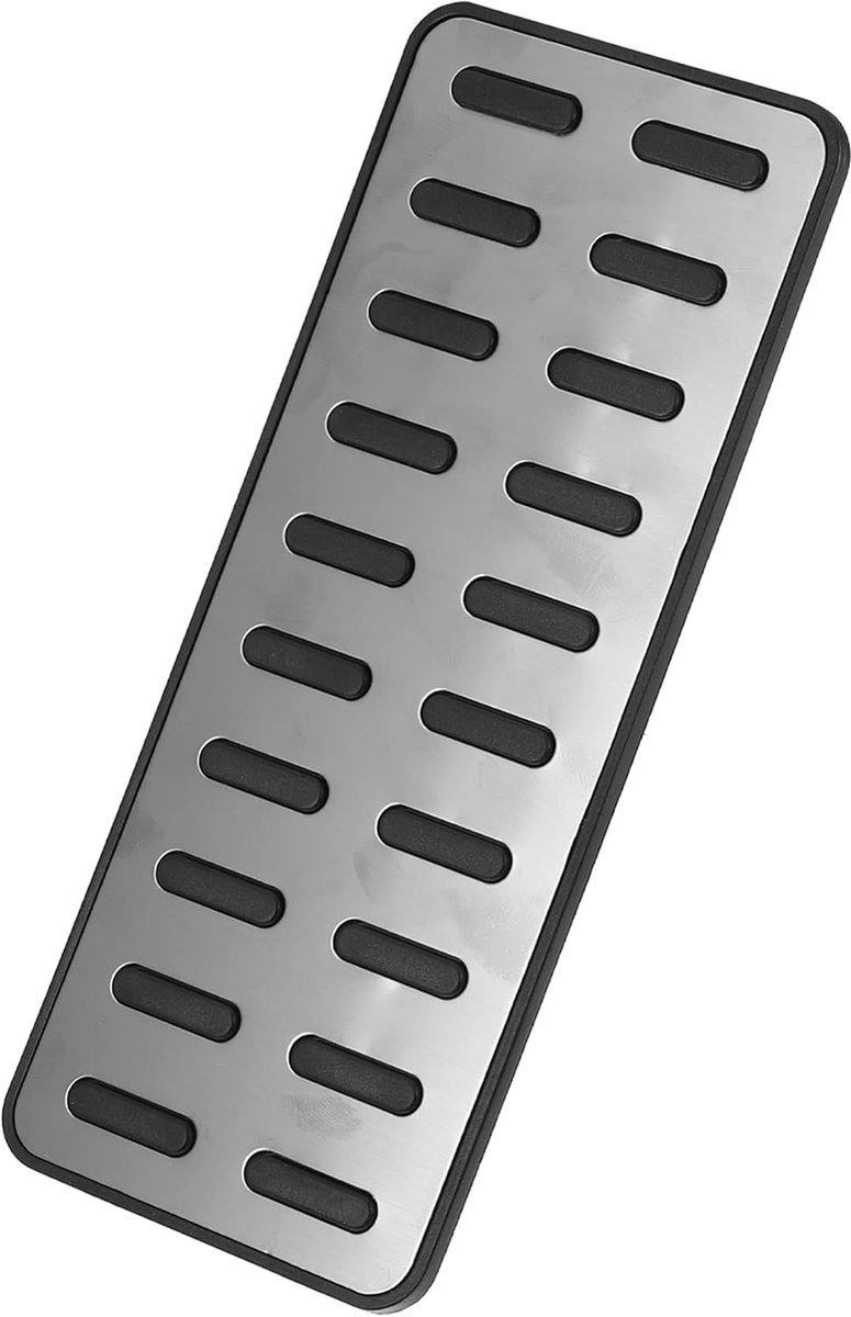 ABSOPRO Voetsteun Pedaal Cover Auto Accessoires Vervanging voor Hyundai Elantra 1992-2022 Zilveren Toon