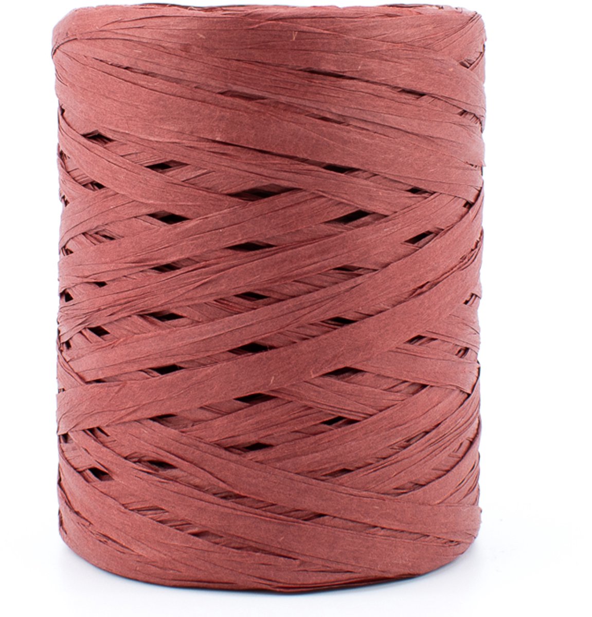 Raffia lint - cadeaulint - 5 mm x 100 meter - roest