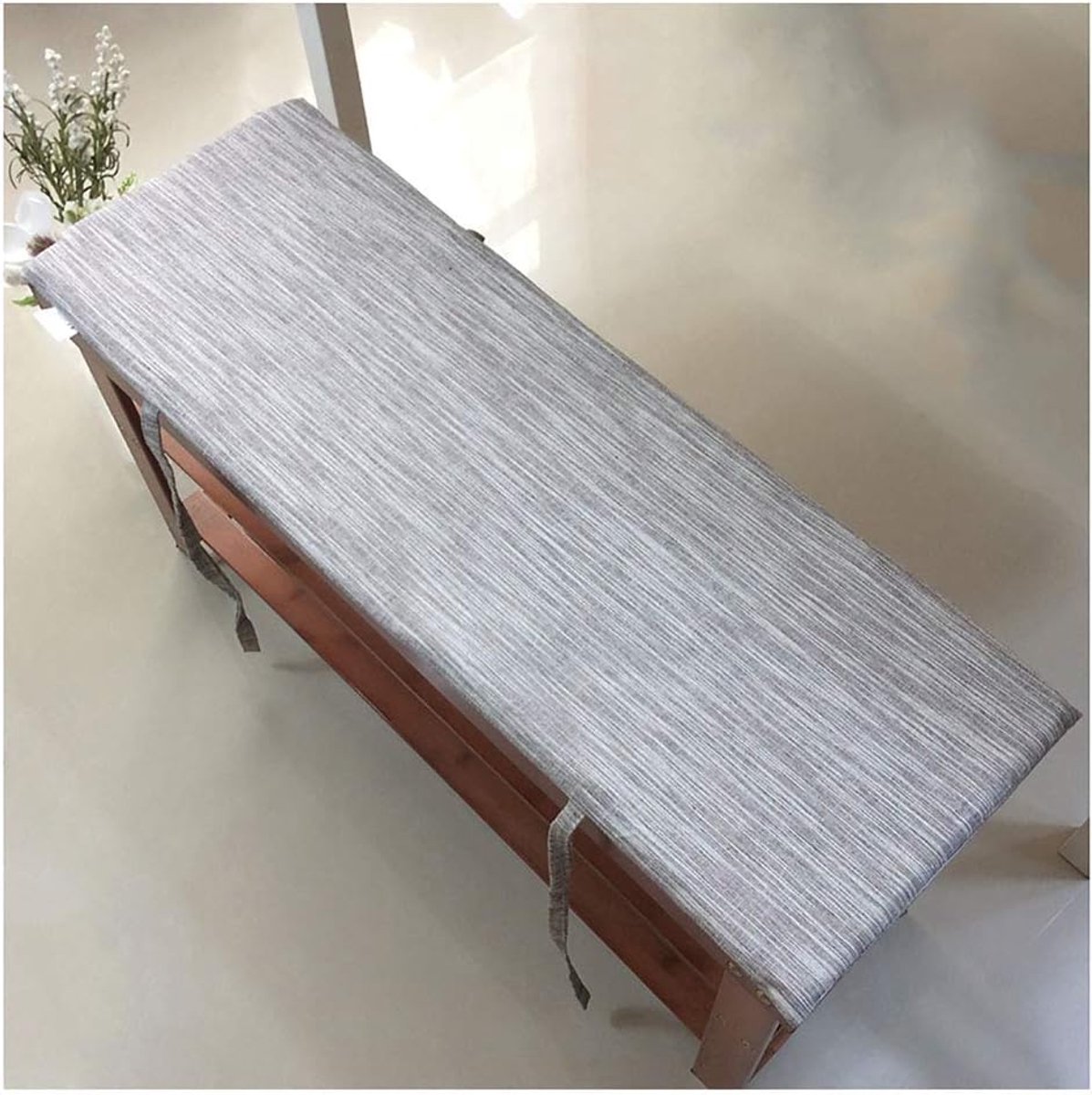 wangk Patio Tuin Bank Pad Rechthoek Outdoor Zitkussen Bench Mat, Antislip Meubelmat 2/3/4 Zits, Vervanging Matras, Tuin Bank Patio Pad Bench Kussen -C 120×30×4cm (47×12×1.6")