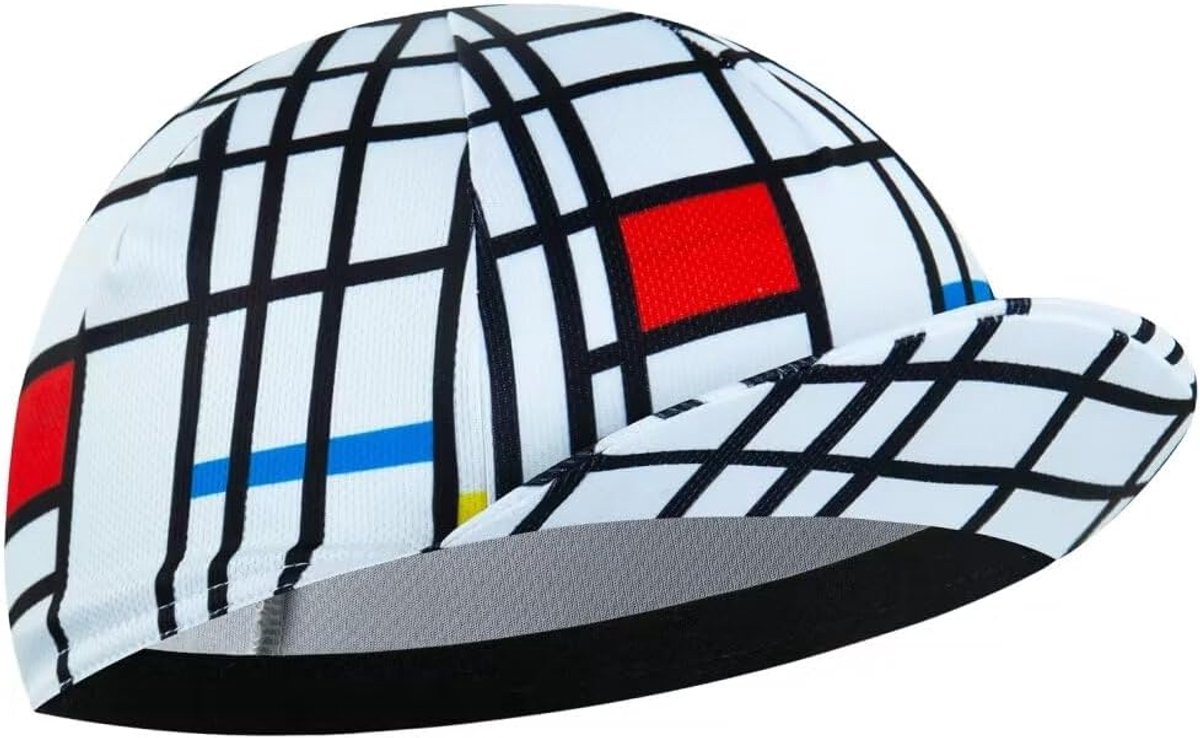 Fietspet voor mannen en vrouwen fietshoed onder helm-polyester ademend zweetabsorberend