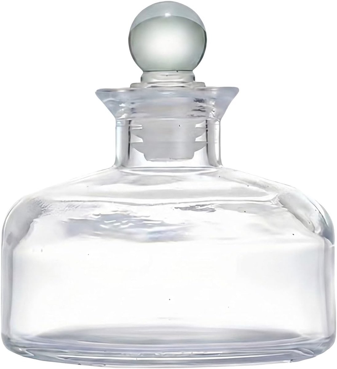 200ml/6oz Hervulbare Lege Glazen Diffuser Fles Diffuser Jar Aromatherapie Container Essentiële Oliën Geur Accessoires (Doorzichtig)