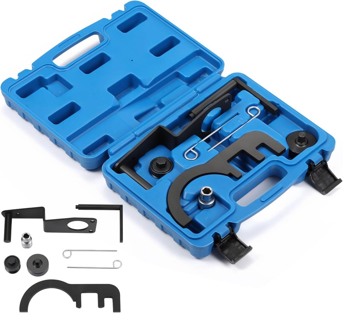 9 stuks dieselmotor nokkenas distributietijden instelgereedschapset compatibel met BMW N47 N47S N57 N57S 2007-2012 distributieketting gereedschap motor instelgereedschap