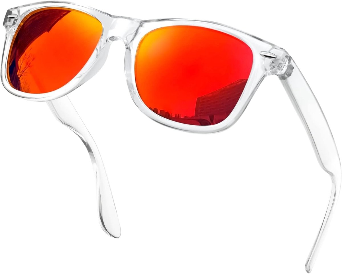 Zonnebril Heren en Dames UV400 | PC,Polariserend, Behalve Geel en Fotochromische,UVA,UVB,Rechthoekig,Lichtgewicht,Rijden,Reizen,Retro,Mode,Klassiek,Vintage