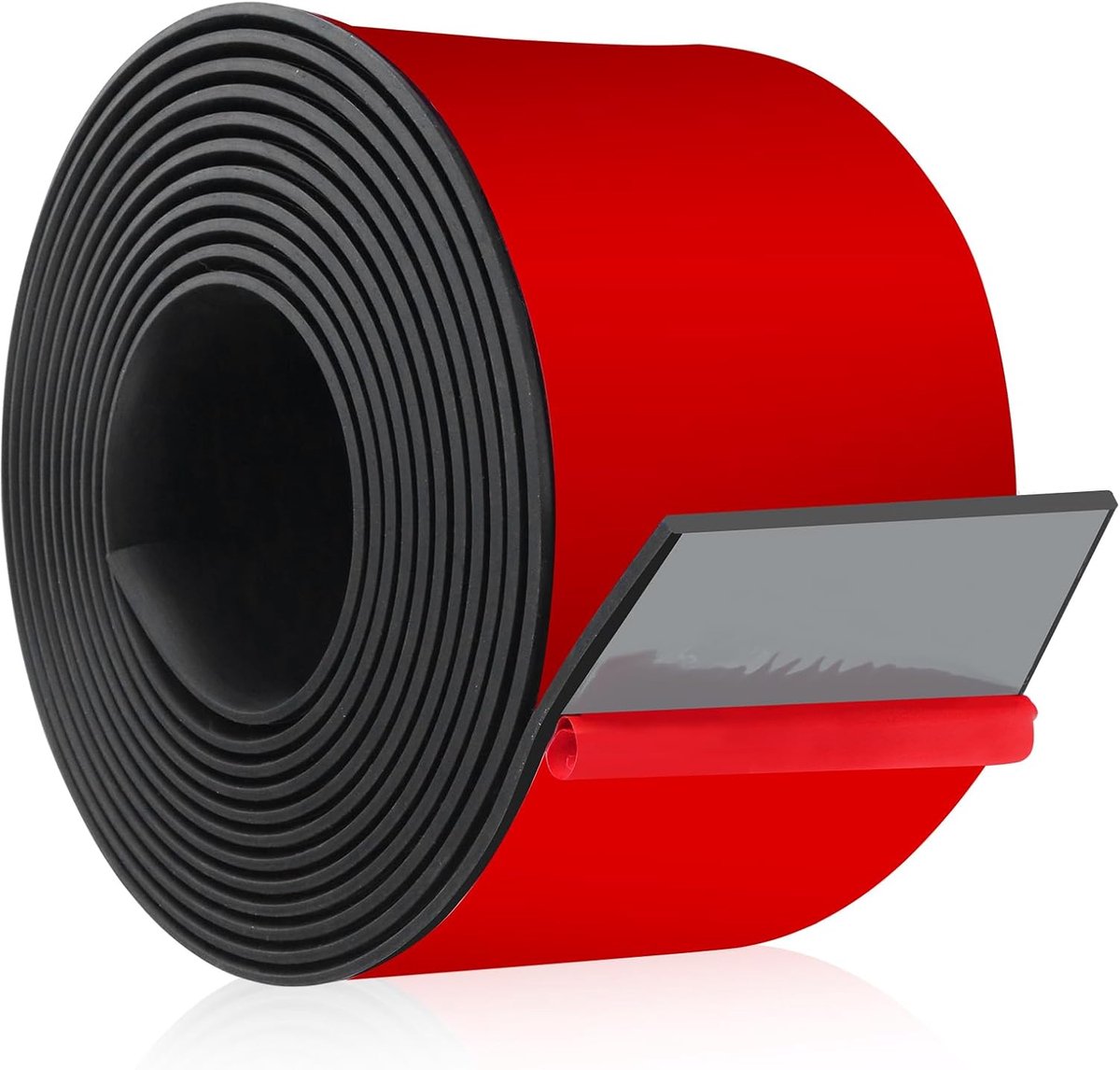 strips zelfklevend 6 m(L) × 100 mm(B) × 3 mm(T) massief rubberen profielen neopreen rubberen strip voor afdichting, DIY, anti-vibratie (zelfklevend)