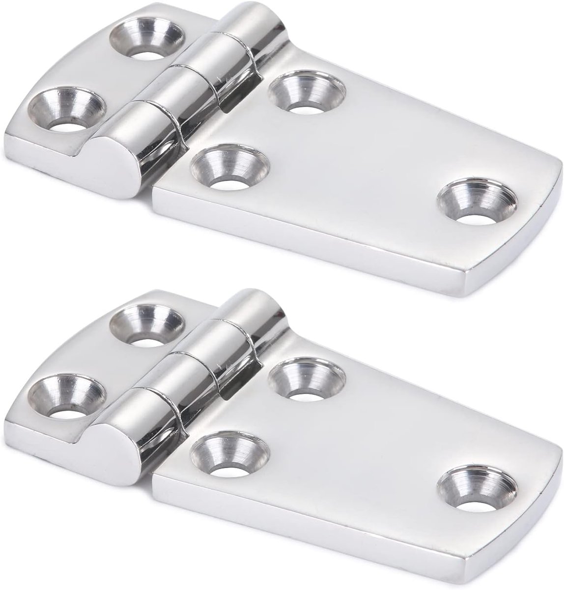 Mount Deurscharnier Roestvrij Op Zwaar Werk Berekend Boot Scharnier Stalen Kast Dek Roestvrij Scharnier Marinier Garage SUS316 2stuks 38 mm x 71 mm