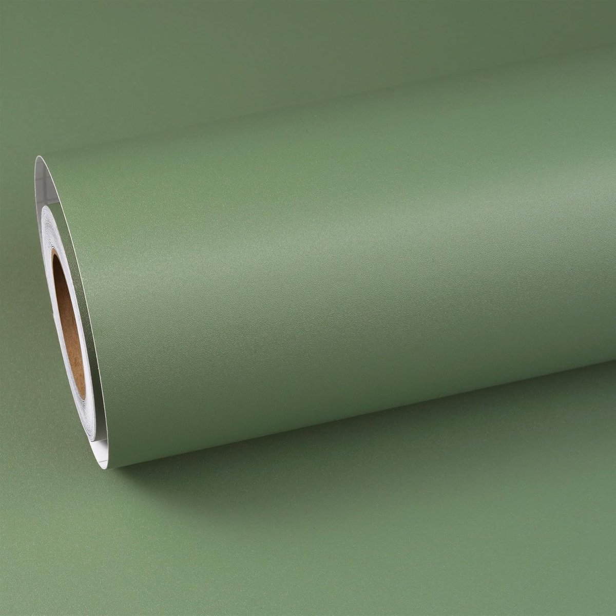 Vinyl Wrap voor meubels groen zelfklevend behang voor slaapkamer en waterdichte badkamer, 40 cm × 3 m