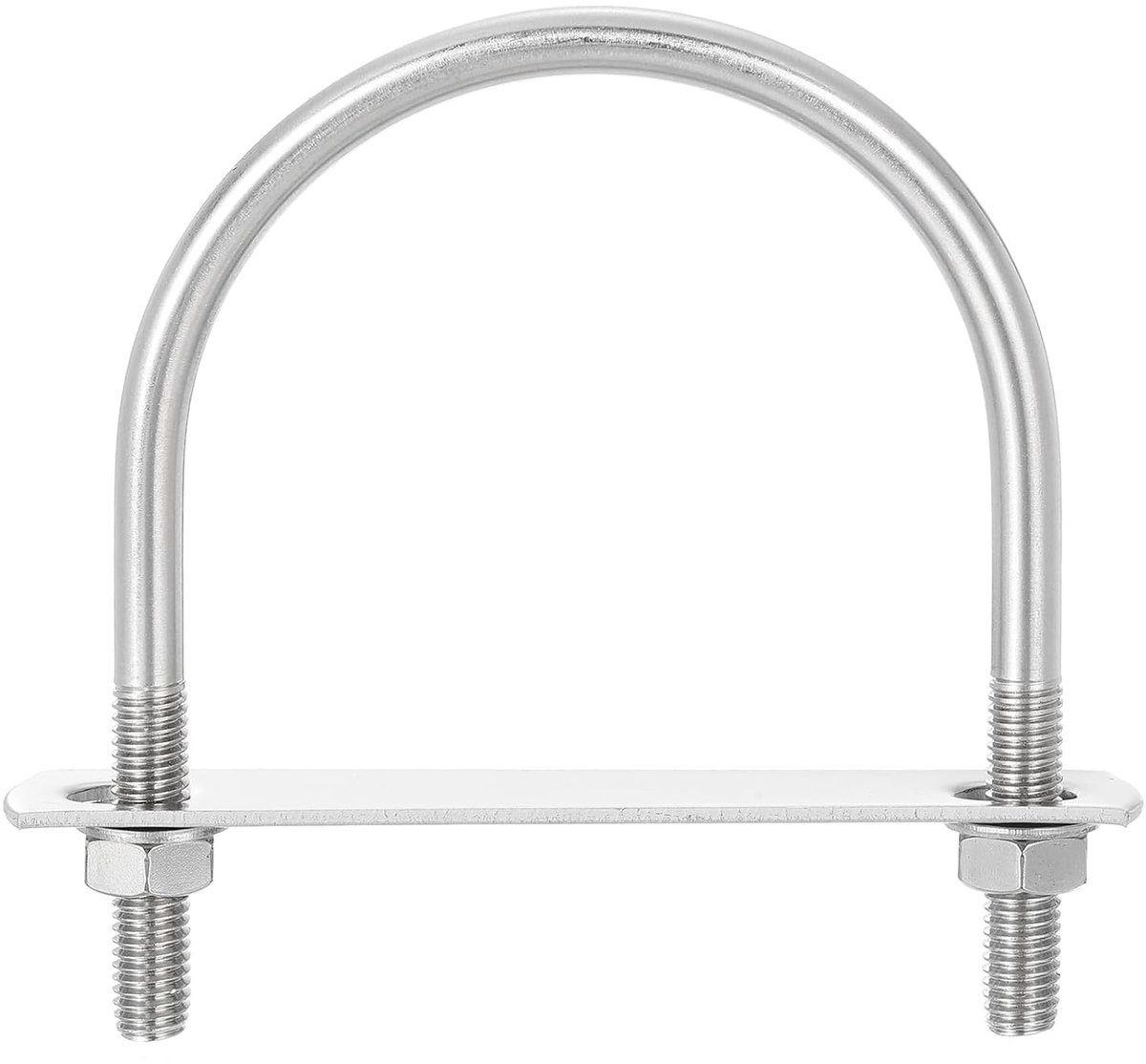 U-bouten, 4 sets binnenbreedte 90 mm (3,54 inch) lengte 115 mm M8 bouten met U-klem van roestvrij staal 304 met moeren en platen, voor bootaanhangers