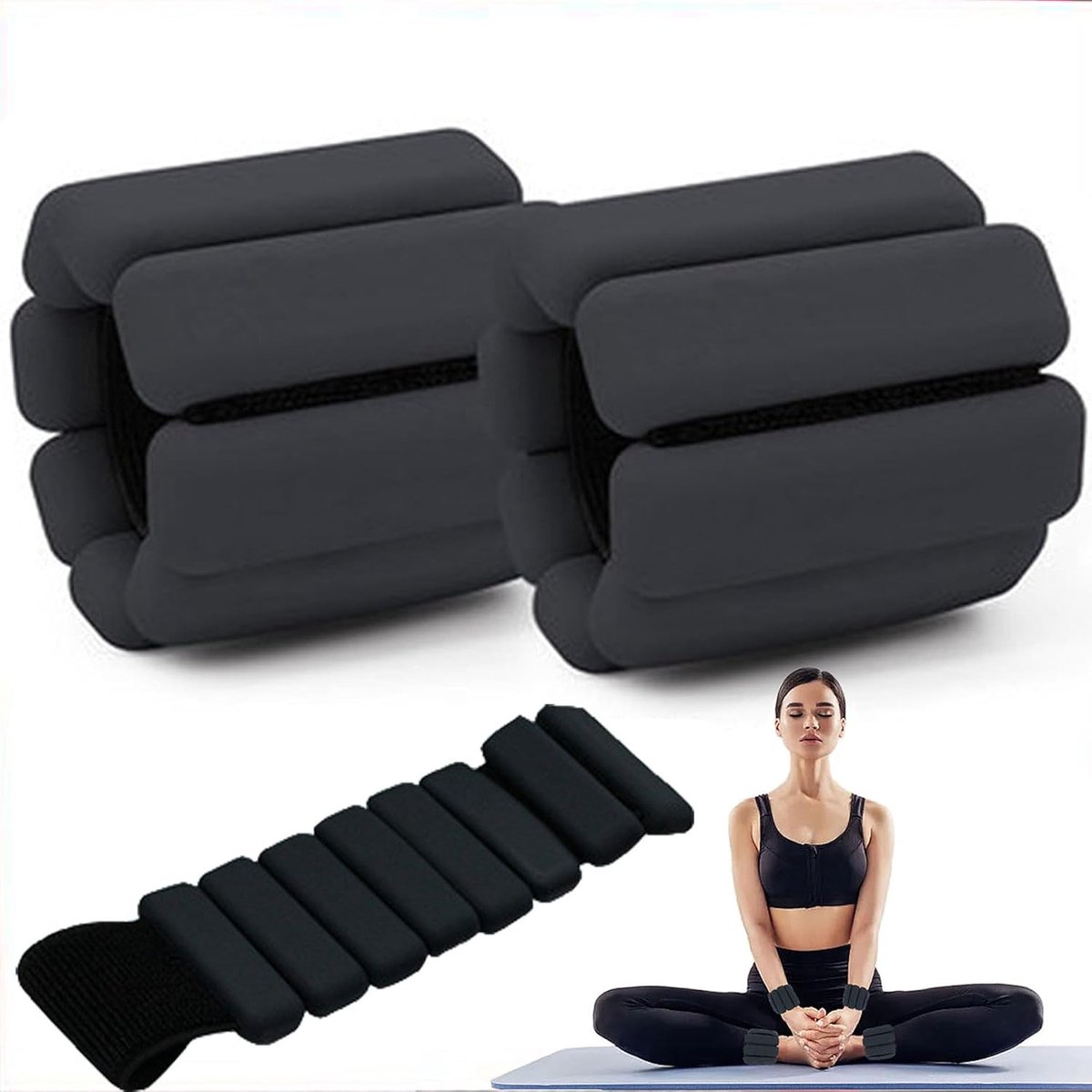 Gewicht Draaiband Enkelgewicht Set Heren en Vrouwen Armband Sport Fitness Gewicht Draaiband Running Gym Gewicht Draaiband Verstelbare Polsgewicht Draaiband