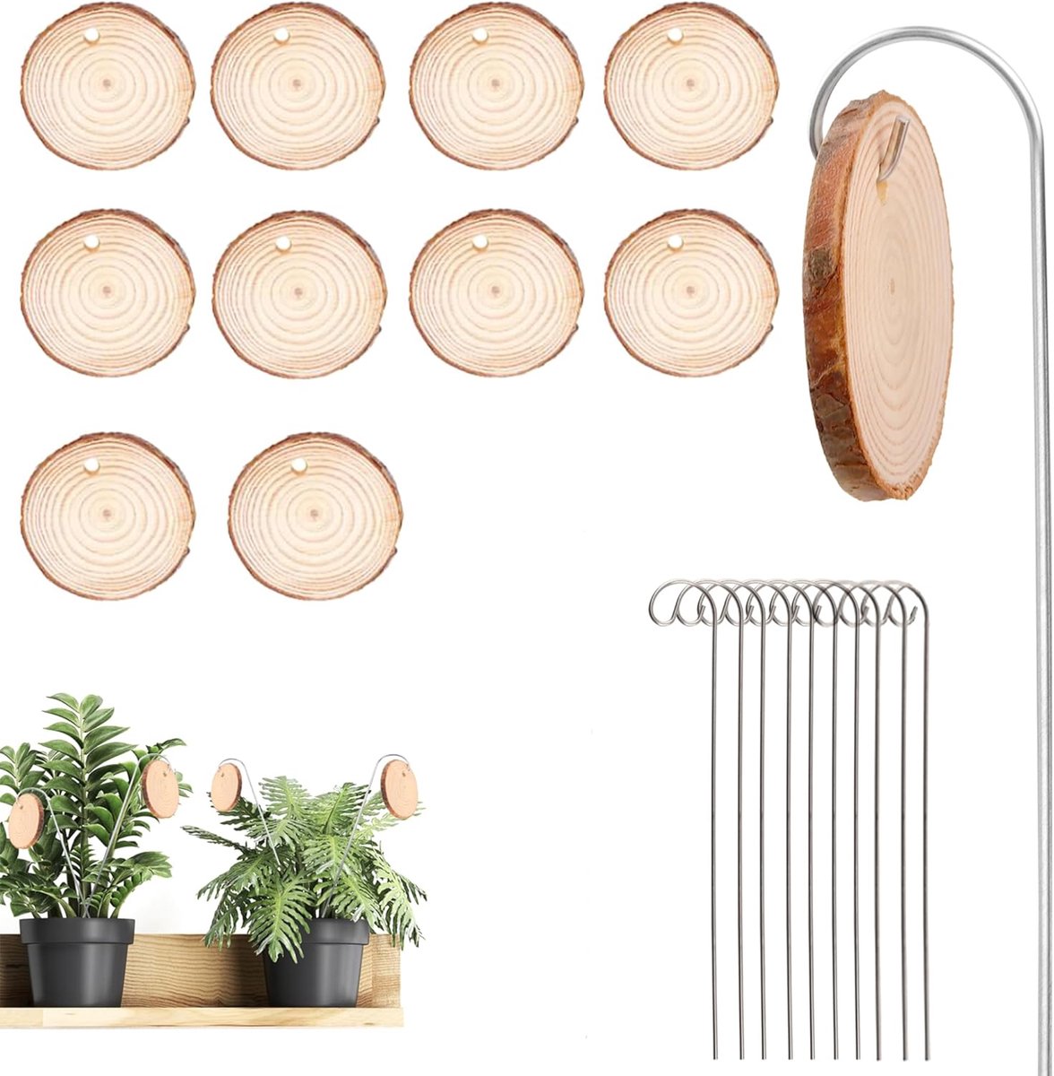 Plantenbordjes voor buiten, plantenbordjes voor buiten, borden, plantenbordjes, leiplantenetiketten voor tuinplanten (A)