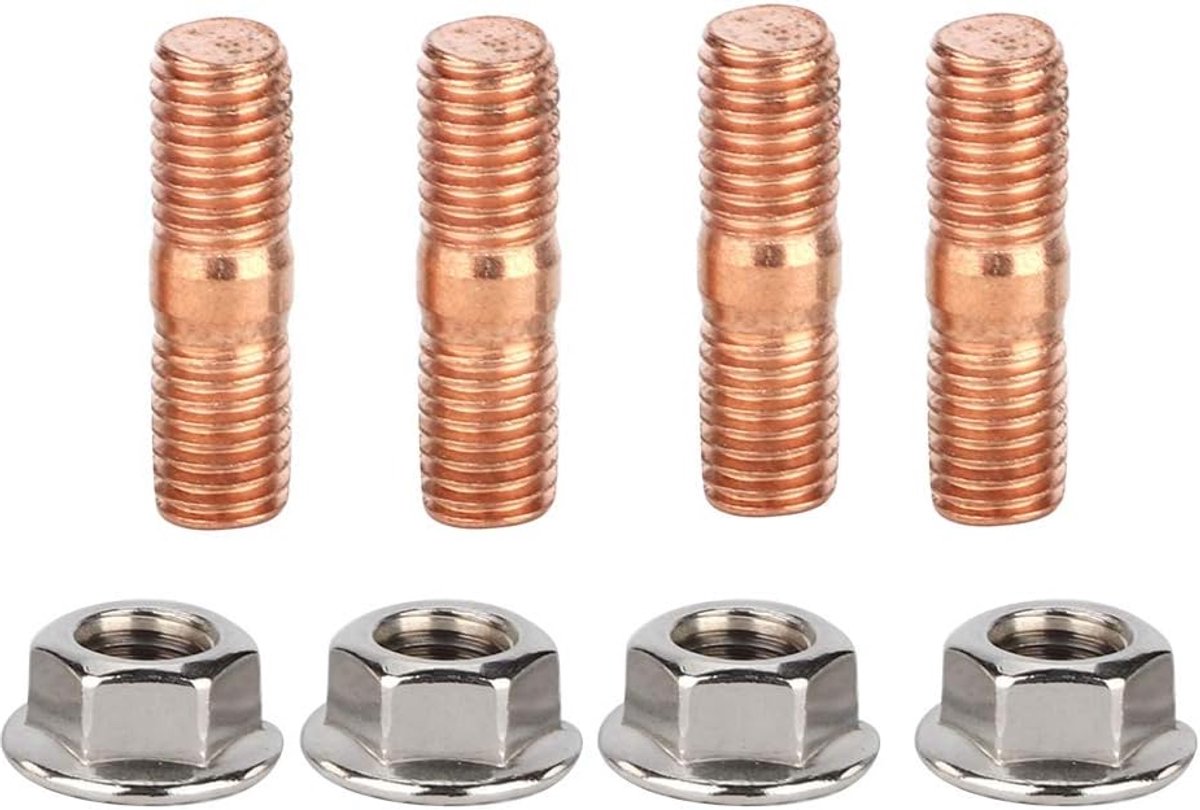 Turbo-noppen M10x1.50 Draad T3 T4 T6 Hoge sterkte Turbo Stud Kit Flensmoeren - T4 Turbo Stud