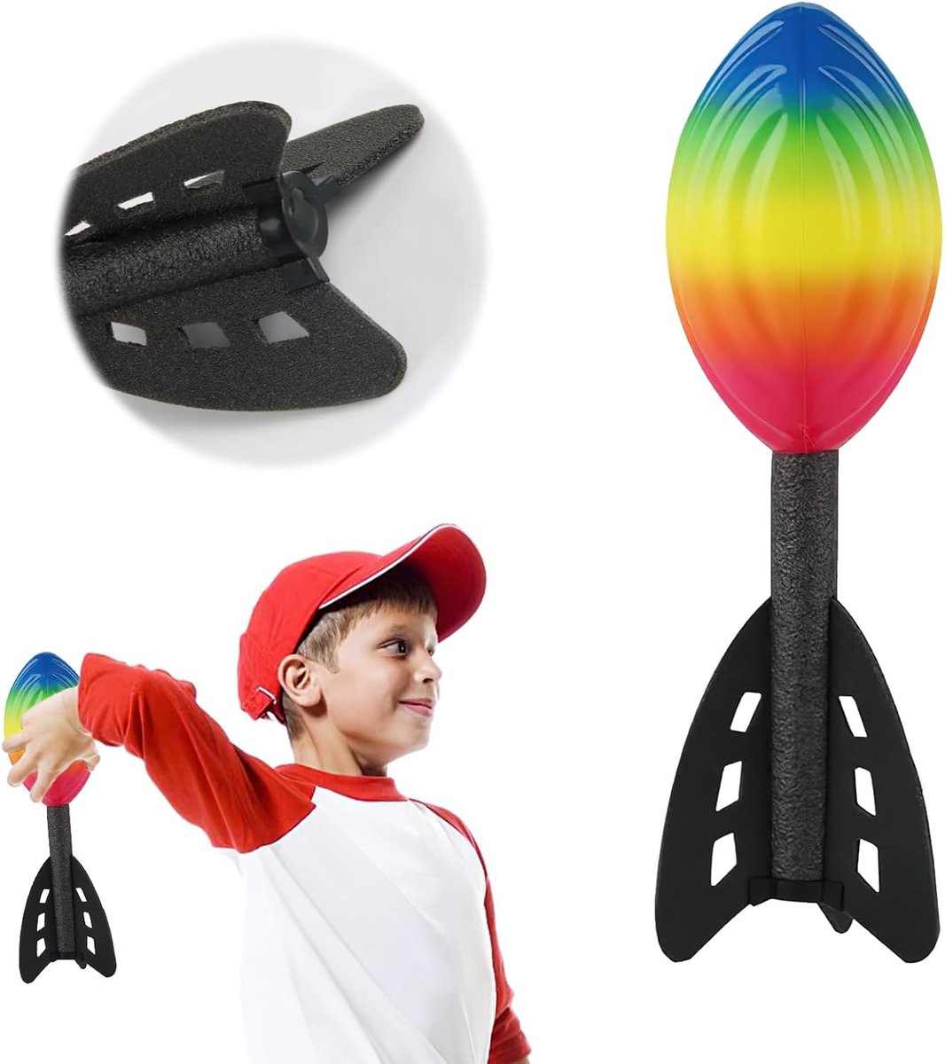 Vortex, raket speelgoed van zacht schuim, leuk voor groot en klein, Vortex Aero voor strand, zwembad, gazon