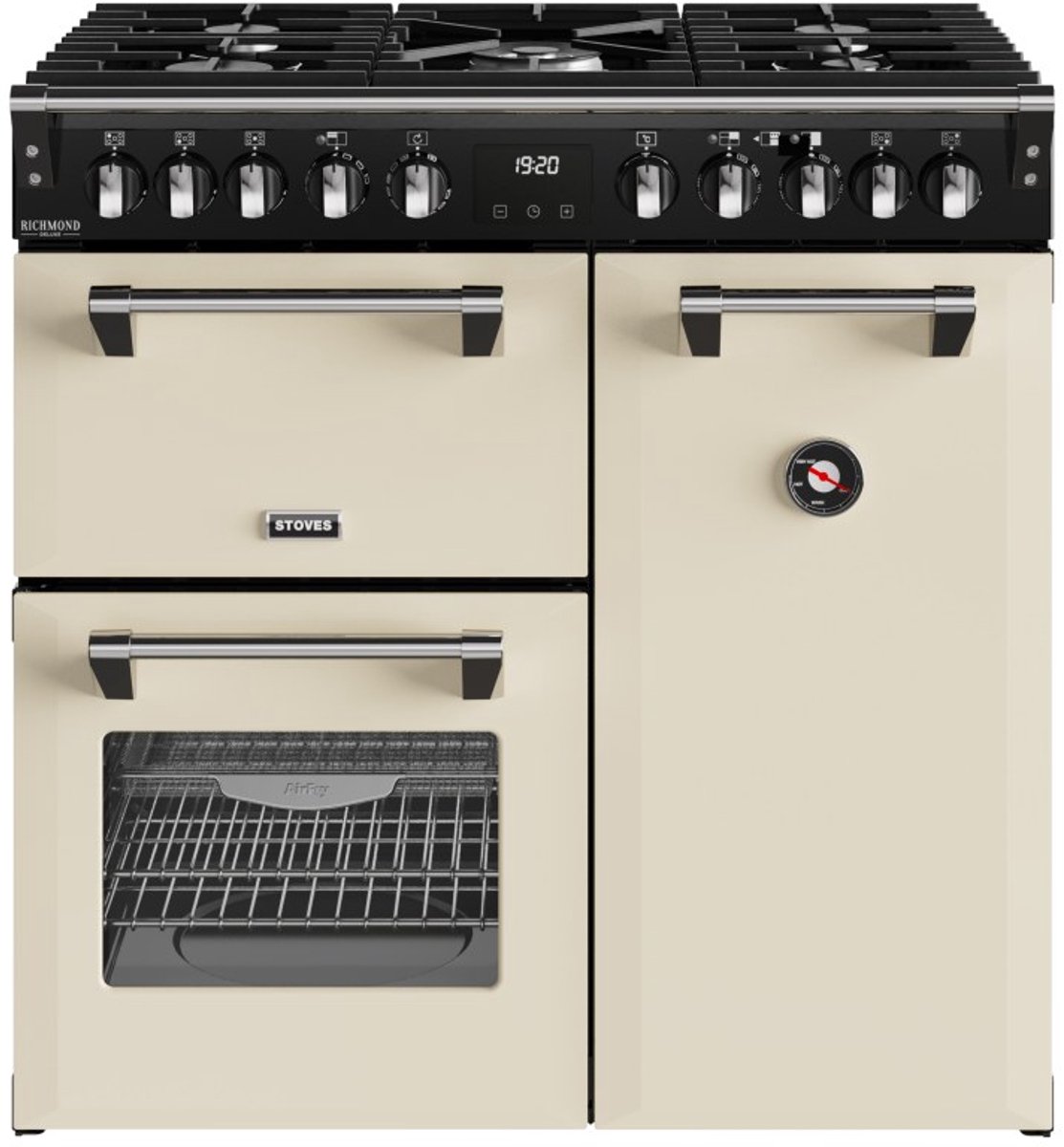 Stoves Richmond 90DF Deluxe Cream dup A - Fornuizen