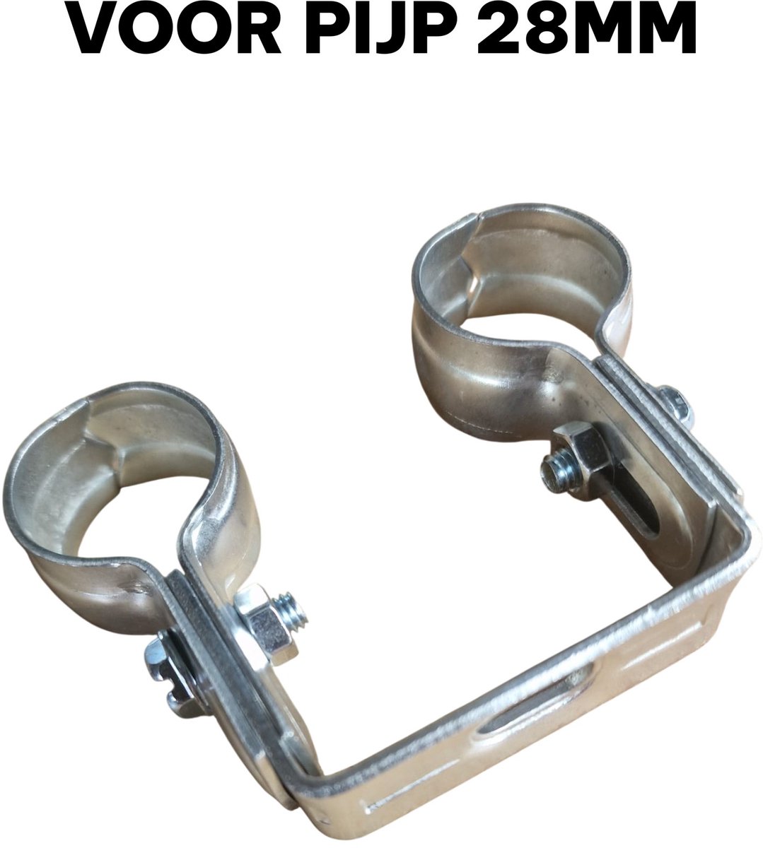 Dubbele Duplo - CV U‑Beugel - 28 mm (2 stuks) H=7 / B=9