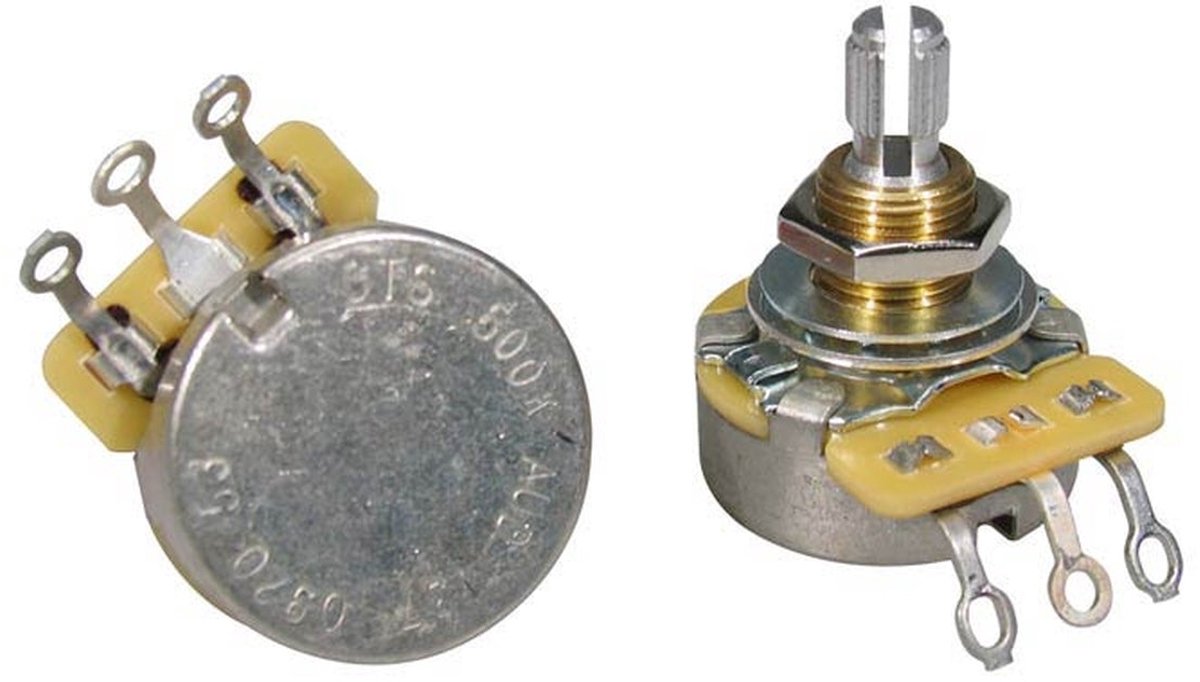 potentiometer 20 pcs bulk pack, 500K audio potentiometers