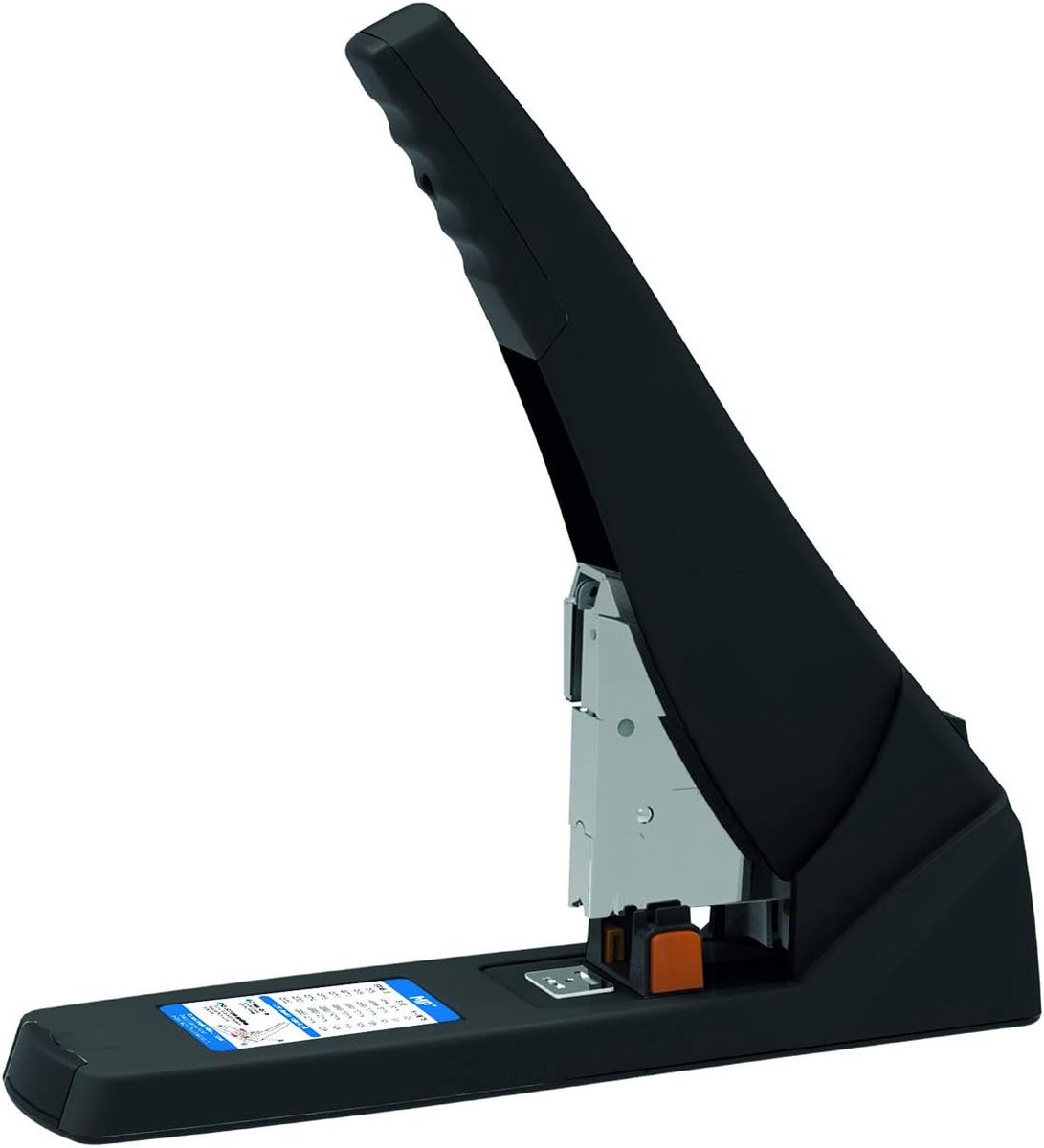 SnelShoppen - Professionele Hand Nietmachine voor Kantoor, Nietmachine voor 200 Vellen, Zwart, Robuust en Duurzaam, Ideaal voor Documenten en Rapporte
