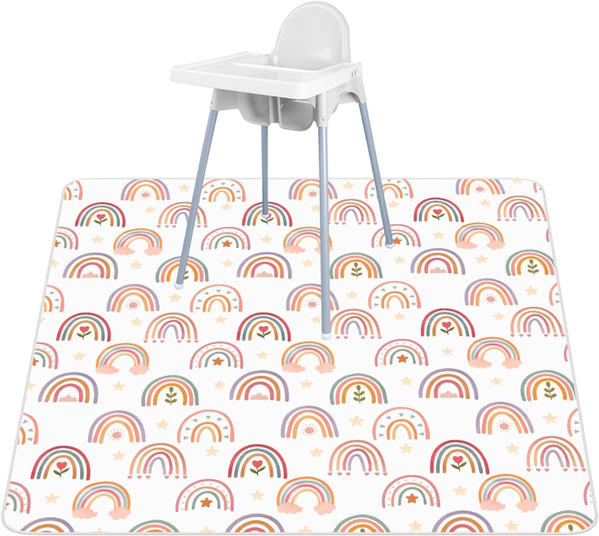 ZRNS® Knoeimat Kinderstoel - Vloerbeschermer - Onderlegger Eetstoel - Anti Slip