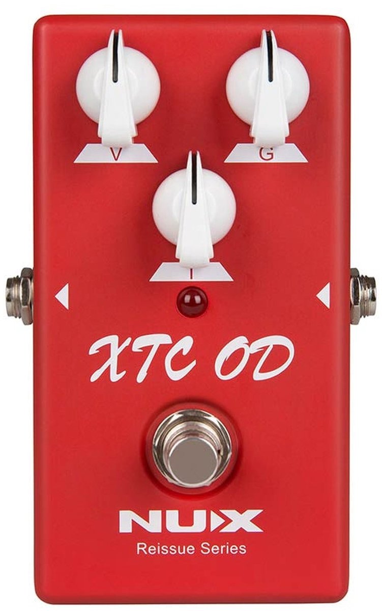 Dynamische distortion effectpedaal Red channel NUX XTC-10
