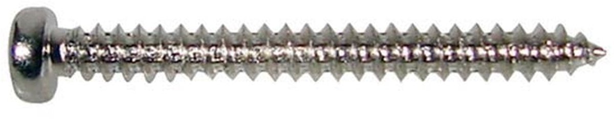 Boston PS-10-N pickup schroeven 2,6 x 25 mm – dome head, nikkel (12 stuks)