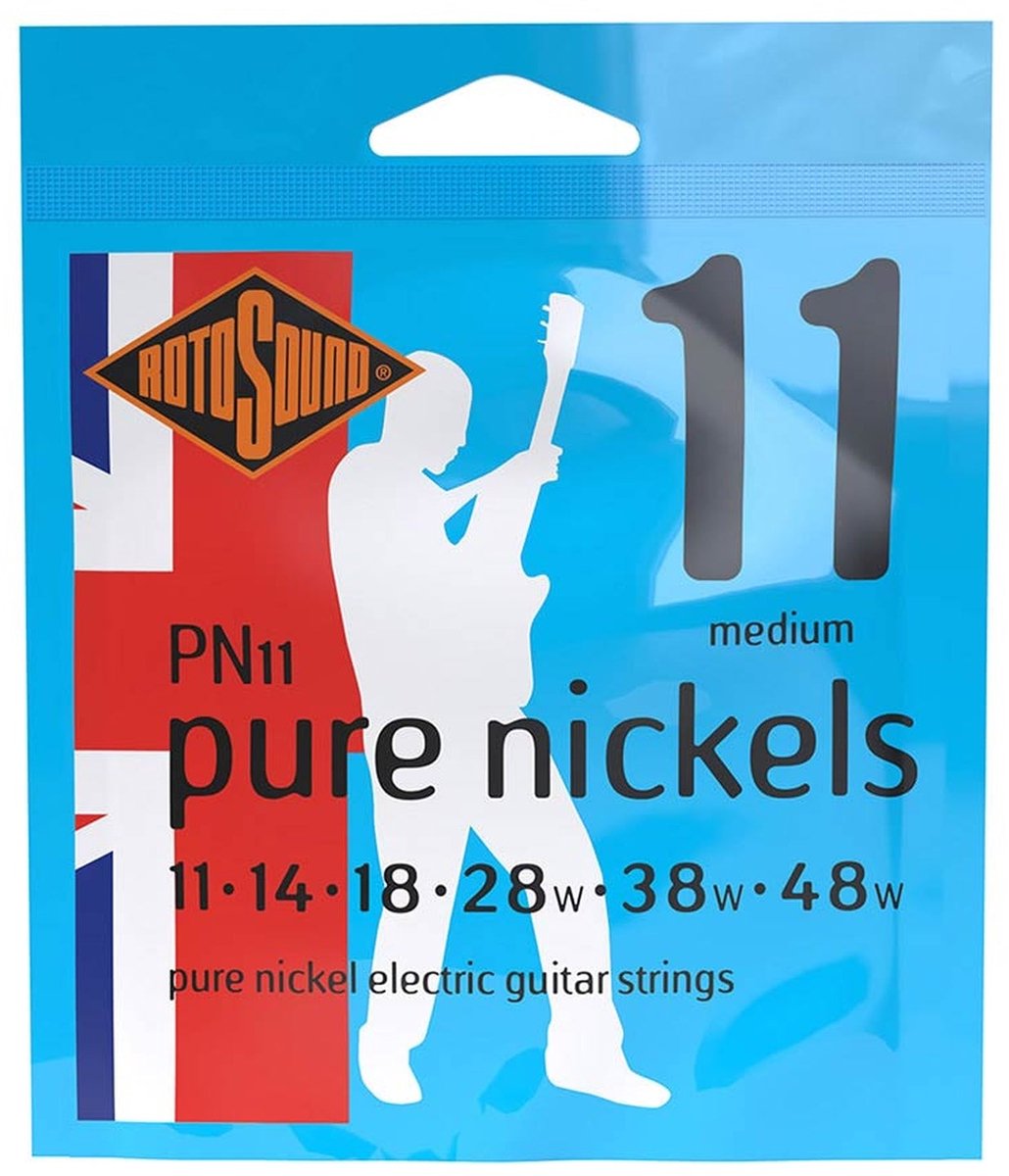 Rotosound PN11 Pure Nickels Snarenset Elektrische Gitaar 11-48