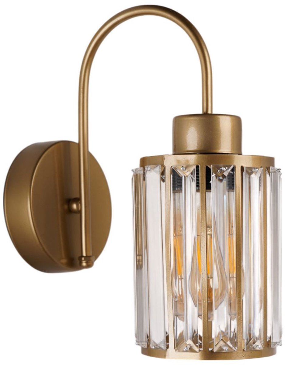 Asir - Wandlamp - Goud - Ø 12 x 30 cm