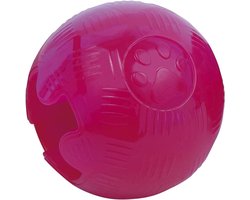 TPR-bal voor honden, maat 6,3 cm, robuust materiaal, flexibele bal, verzorgt de gezondheid van je hond, hondenspeelgoed, hondenballen, oranje