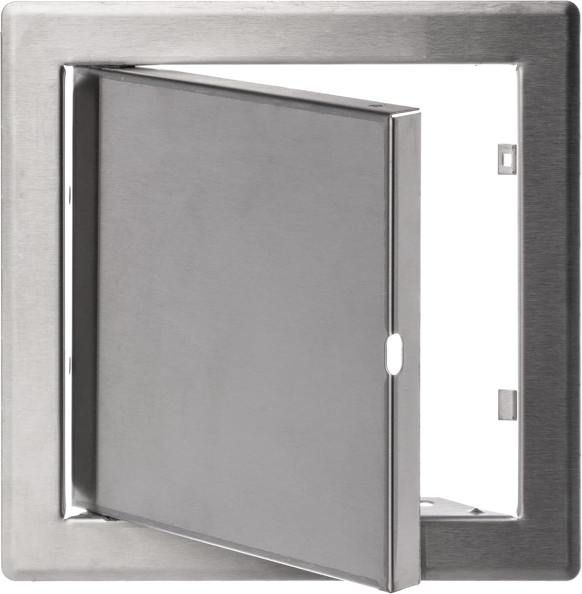 150 x 150 mm metalen inspectieklep - roestvrij staal inspectiedeur onderhoudsdeur onderhoudsklep revisiedeur