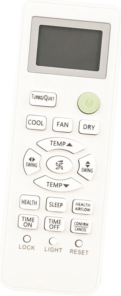 0010401715BW Vervangende afstandsbediening compatibel met Haier | AC-airconditioner