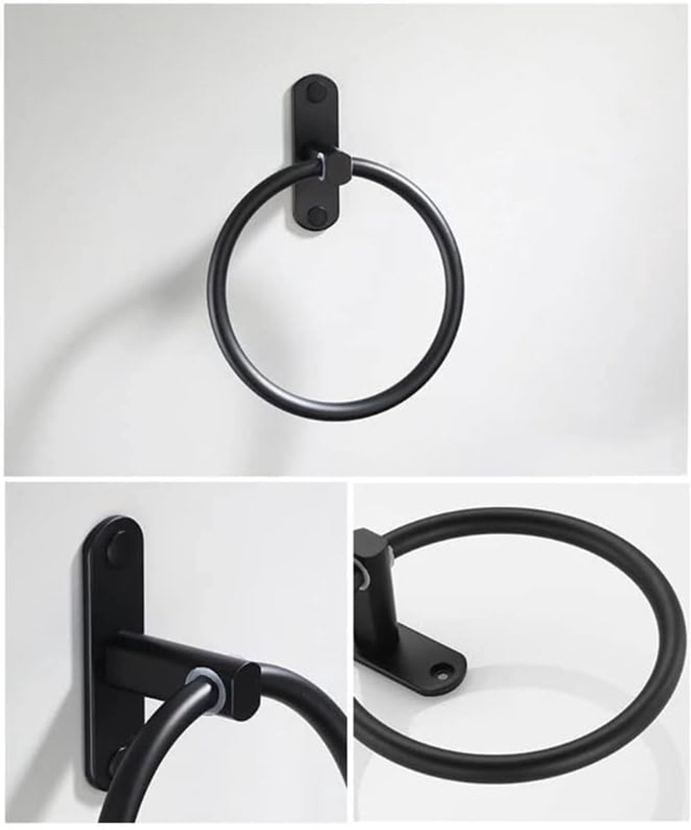 ruimte aluminium handdoekring, Europese stijl toilethanddoekenrek handdoekring, badkamerrek