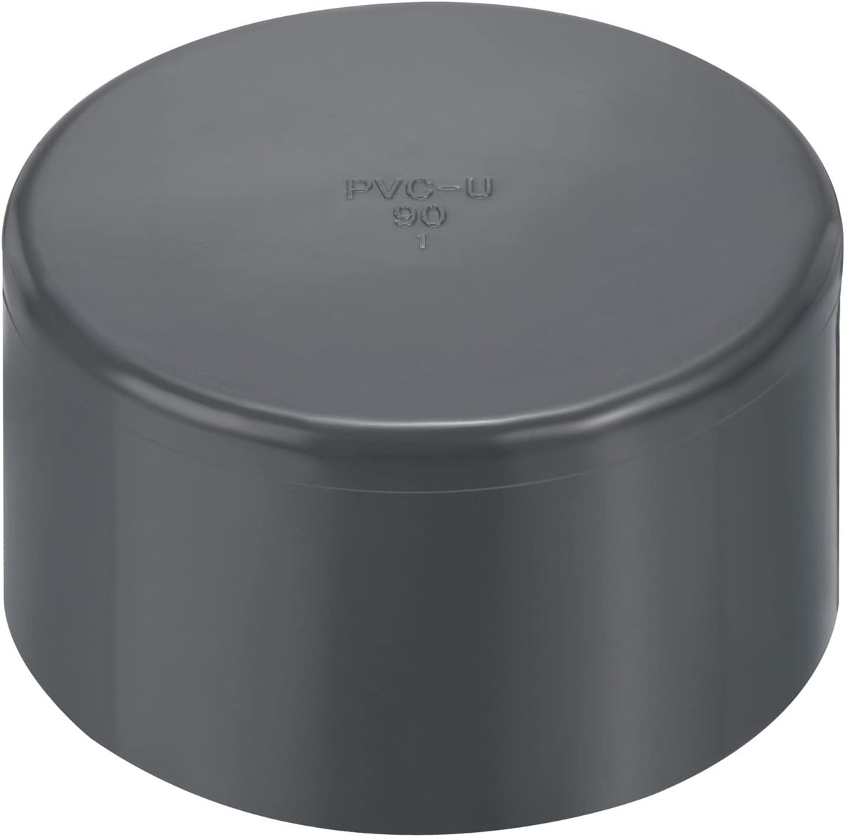 90mm UPVC Pipe End Cap Fitting, Meubelkwaliteit Plug Koppeling Socket voor DIY, Tuin, Grijs