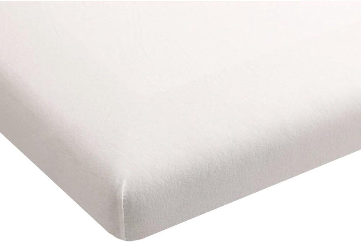 Hoeslaken Jersey Katoen - Topdekmatras Wit - 140x210