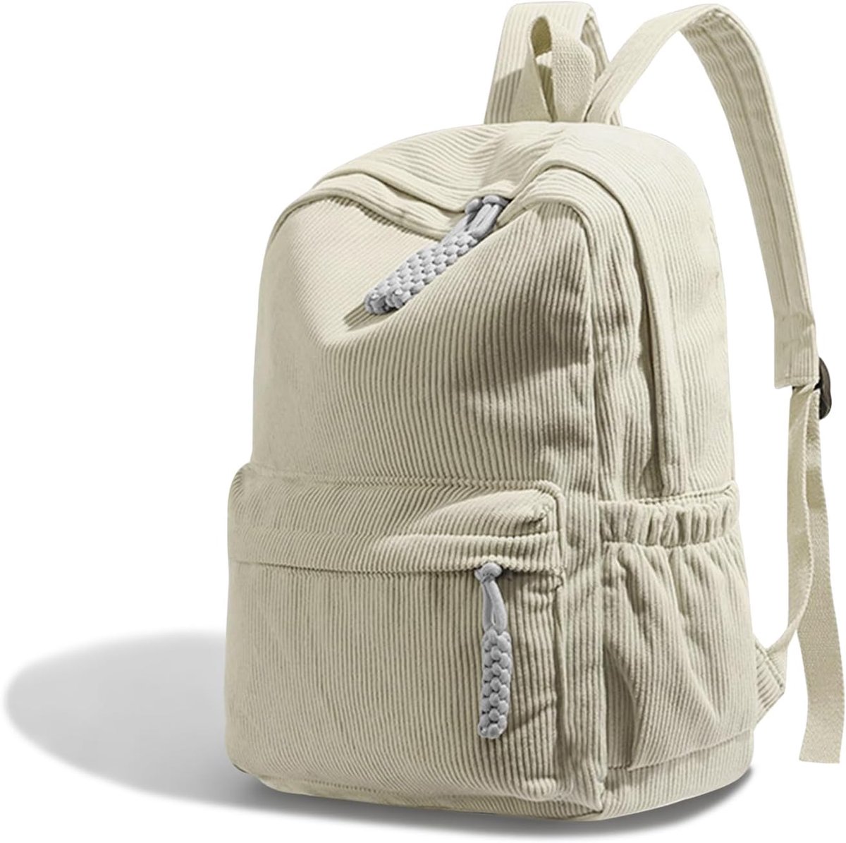 corduroy rugzak, dagrugzak, schoolrugzak, damesrugzakken, stadsrugzak voor school, reizen, werk.