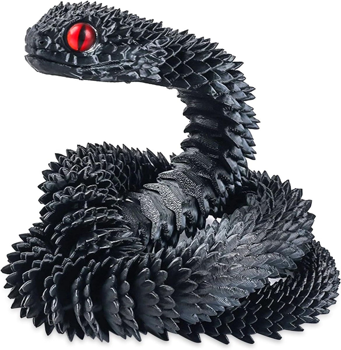 3D Bedrukte Slang Speelgoed 60cm 3d-prints-lang Mysterieuze Beweegbare 3d-bedrukte Slang 3D Speelgoed Pasen Voor Woondecoratie Voor Volwassenen