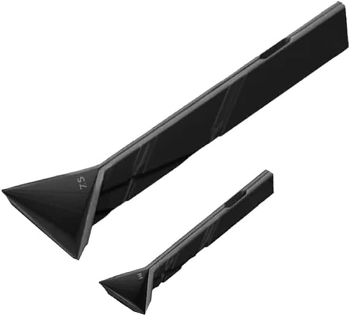 2 stuks platte 3-in-1 maatlepels met 6 verschillende maten Multifunctionele magnetische opvouwbare platte keukengadgets en keukengerei