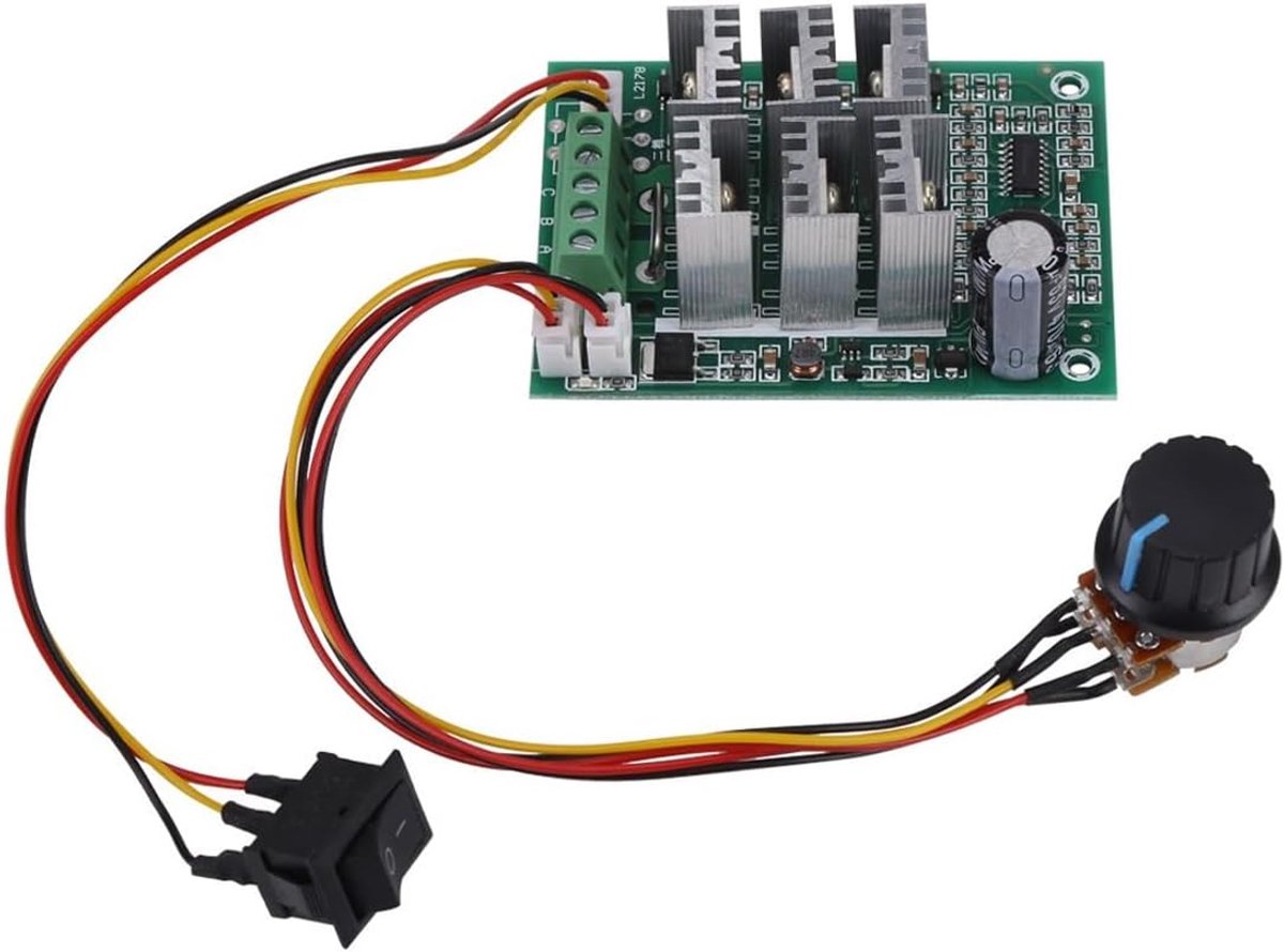 5V-36V 15A 3-fase borstelloze motorsnelheidsregelaar Motorregelbord CW CCW omkeerbare schakelaar Motordriverregelmodule